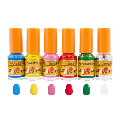 クレパス柄水性ネイルマットシリーズ5色+BTセット(4)