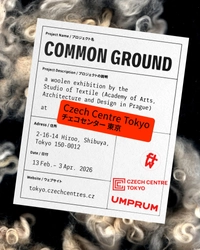 チェコの美大生によるウールと現代アートの融合作品「Common Ground」展が広尾で開催