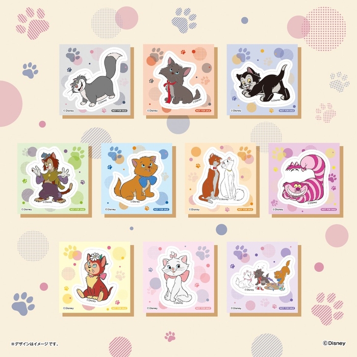 ▲オリジナルステッカー(全10種) 配布期間:2月22日(土)~