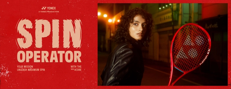 すべてのプレーヤーが高いスピン性能を体感できる　テニスラケット新「VCOREシリーズ」　2026年1月中旬より発売