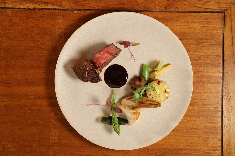 写真栄えもする盛り付けに