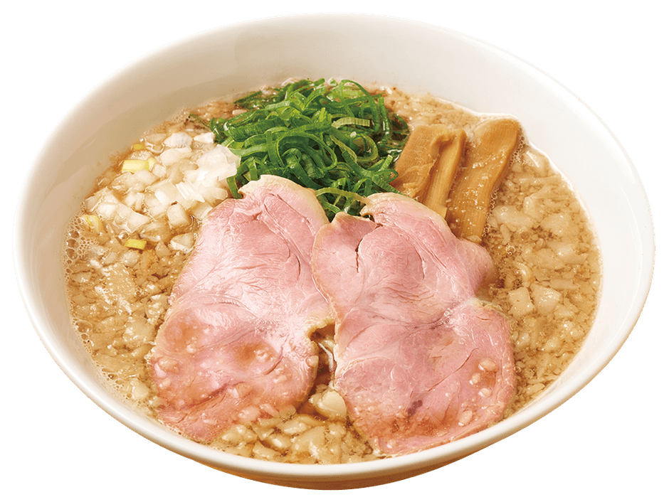 背脂煮干そば