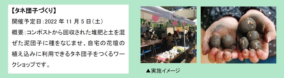 堆肥を利用したイベントによる啓蒙活動