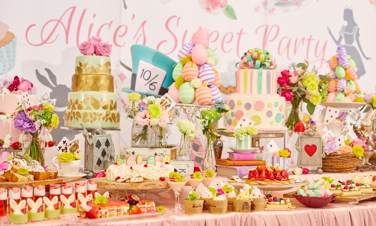 『アリスのフラワーティーパーティー』 ~不思議の国のイースターガーデン~ 新浦安にて4日間限定開催