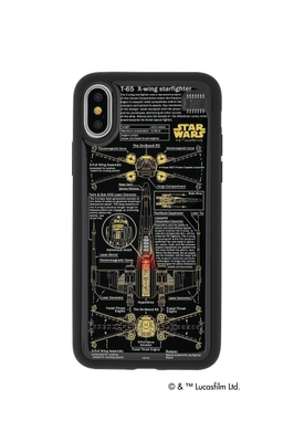 iPhone Xケース X-WING(TM) 黒