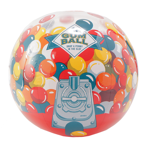 「ビーチボール Gumball」価格：290円／サイズ：約Φ40×H36cm