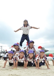 ＜開催報告＞春日東野幼稚園、令和5年度より 体操の時間を大幅に増枠　 組立体操などのプログラムを増やし運動会を開催