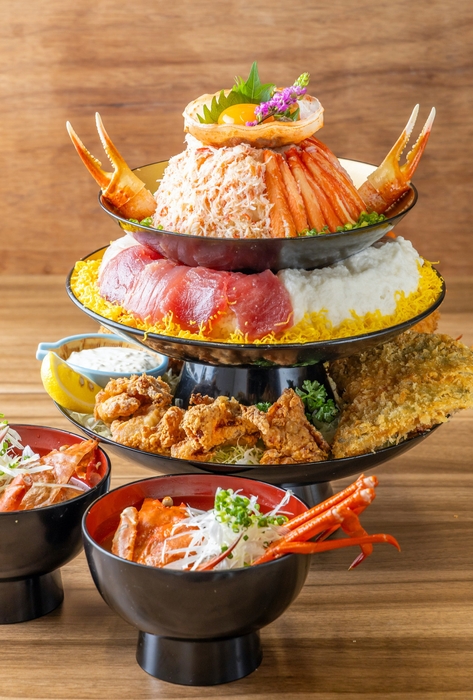 鳥取ぐるっと三段巡り絶景丼 7,150円