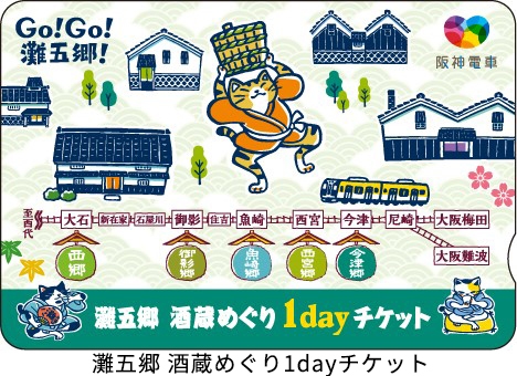 灘五郷 酒蔵めぐり1dayチケット