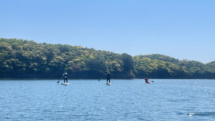 新緑のSUPクルージング