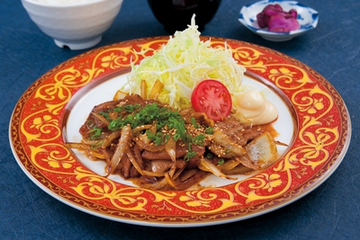 遠州黒豚コク旨焼肉定食