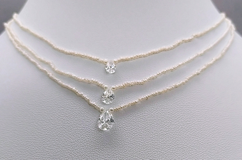 0.3ct, 0.50ctと1.00ctsを並べてみました。