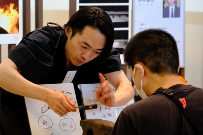 昨年の「銘切体験」の様子