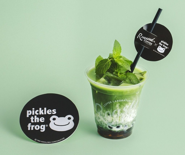  かえるのピクルスコラボ限定抹茶ミントラテ（ICEのみ）