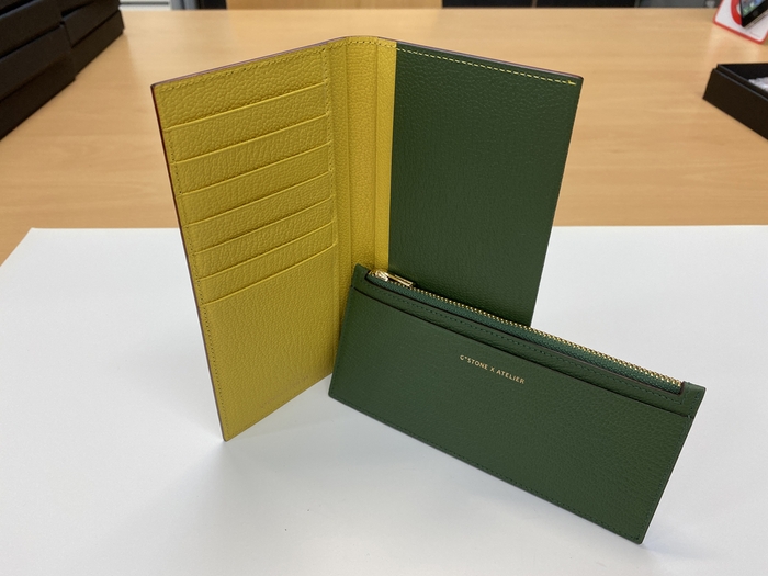 セパレート型ウォレット(グリーン＆イエロー)2