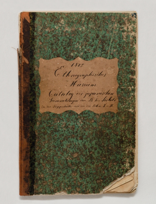 「民族誌博物館　シーボルトによる日本コレクションの目録」　ミュンヘン五大陸博物館蔵 (C)Museum Funf Kontinente, Munich (MFK)