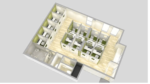 <3階(喫煙可能フロア)>