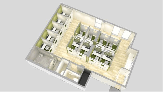 ＜３階（喫煙可能フロア）＞