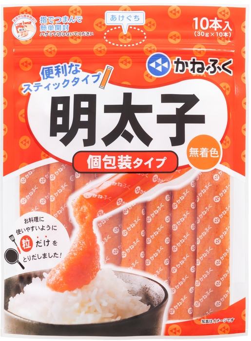 明太子スティック　パッケージ