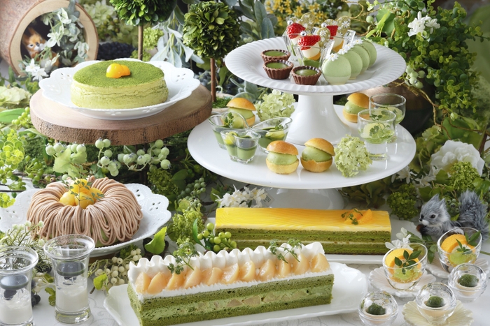 抹茶を使用したスイーツメニュー