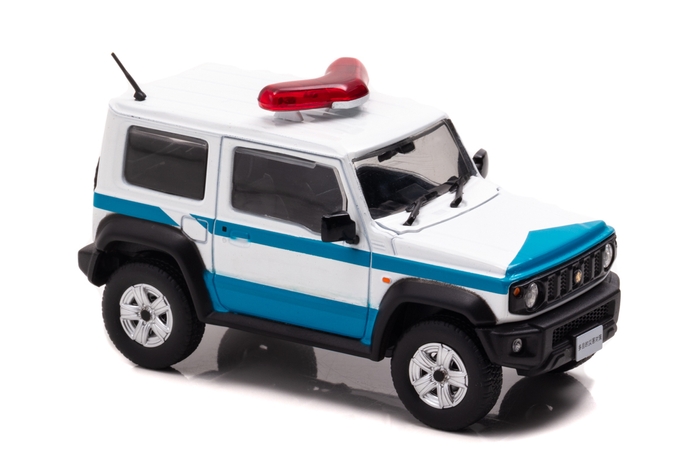 右前:RAI'S 1/43 スズキ ジムニー シエラ (JB74W) 2020 警察本部警備部機動隊多目的災害対策車両