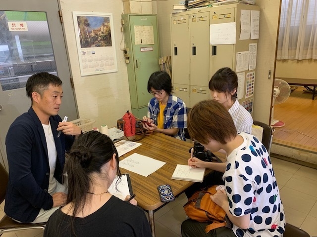 泉州タオル製造工程見学1