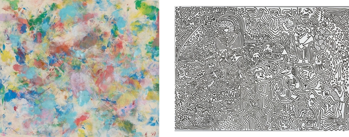 左:「抱負」・鈴木和也 右:「迷路で大いに遊んでくださいな!!」・笠原鉄平