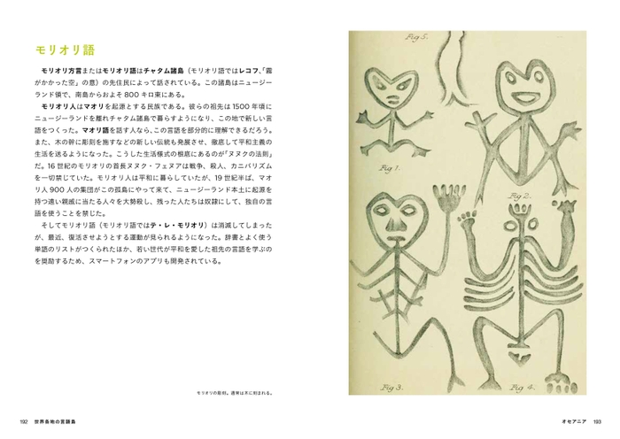 『あなたの知らない、世界の希少言語 世界6大陸、100言語を全力調査!』中面