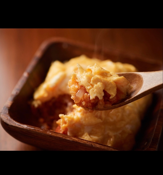 さくら卵のふわふわオムライス