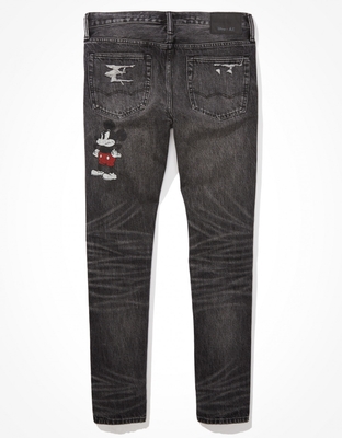 DISNEY × AE メンズ ブラックウォッシュ スリムフィット ￥16,100(税込)