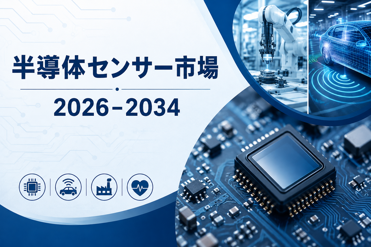 半導体センサー市場の規模、成長、動向、および2026～2034年の予測