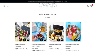 ロサンゼルス発の高級チョコレートブランド「COMPARTES(コンパーテス)」が日本再上陸