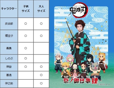 扮装一覧/お渡しイメージ