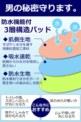 3層構造パット