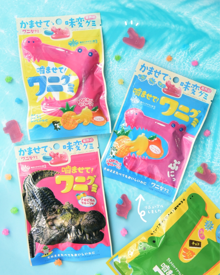 噛ませて！ワニグミ　トロピカルフルーツあじ(2)