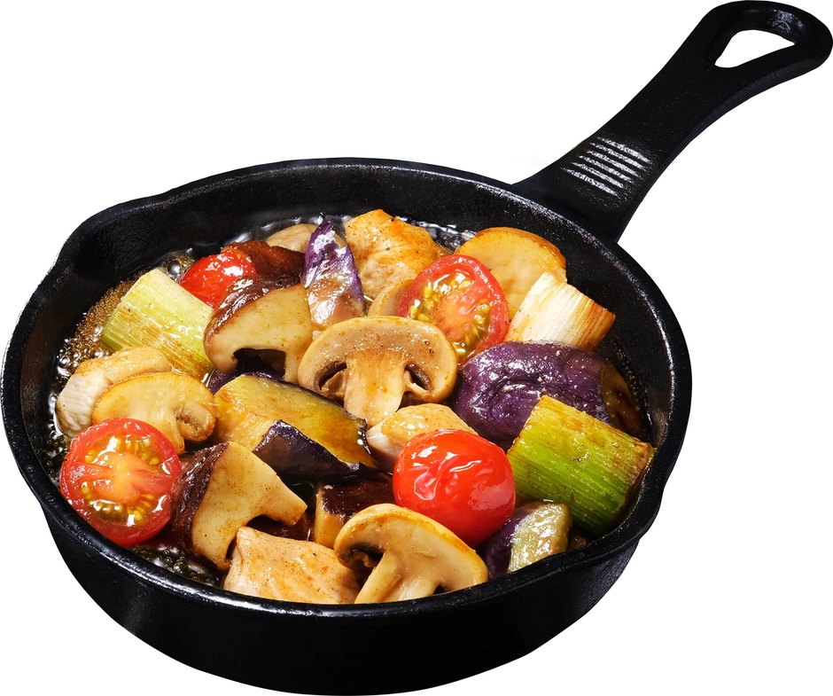 調理例(黒アヒージョ)