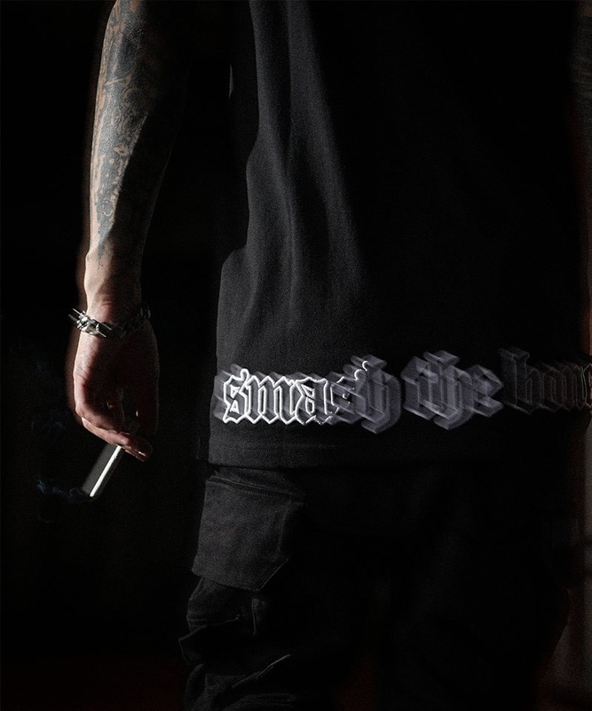 Smash The Bone Tanktop(ブラック/ホワイト)