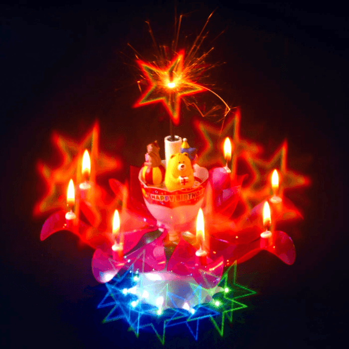 めがねで光るものが星形に!