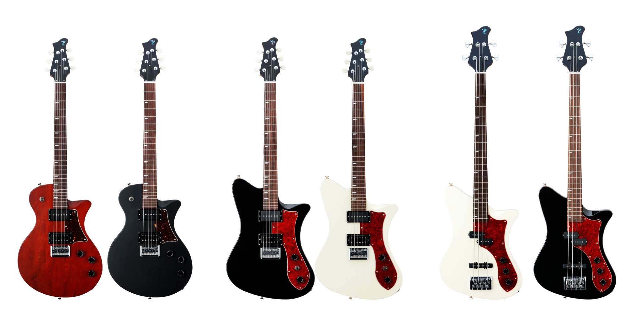 エレキギター・ベースブランド『RYOGA（リョウガ）』から3機種6アイテムを9月19日（土）発売