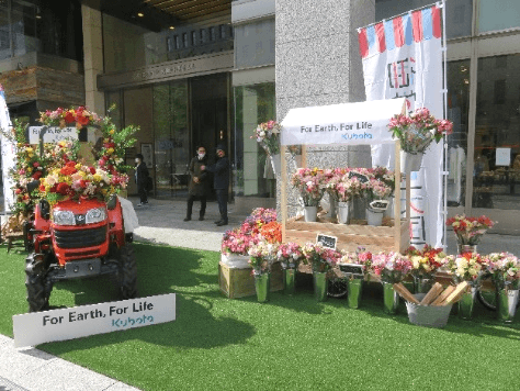 花のフォトブース