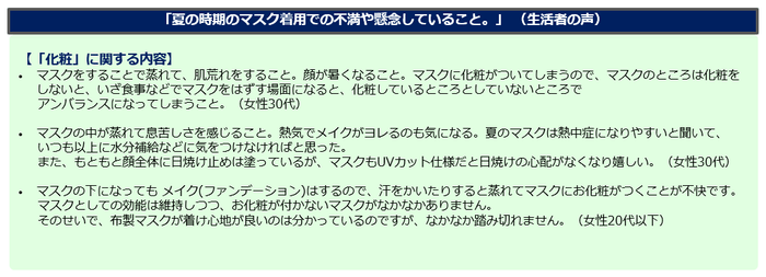 【図４】マスク着用不満・懸念２