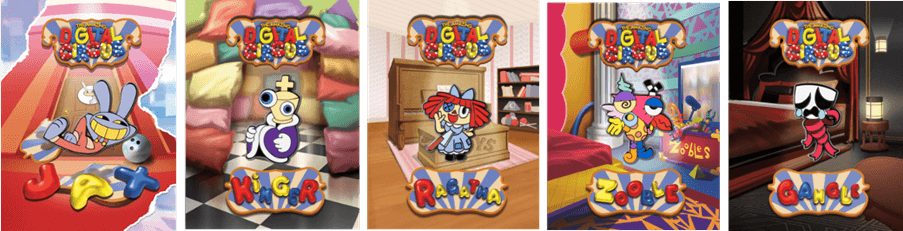 ＜アメイジングデジタルサーカス ピンバッジ　商品画像＞