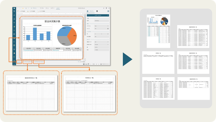 マルチレイアウト
