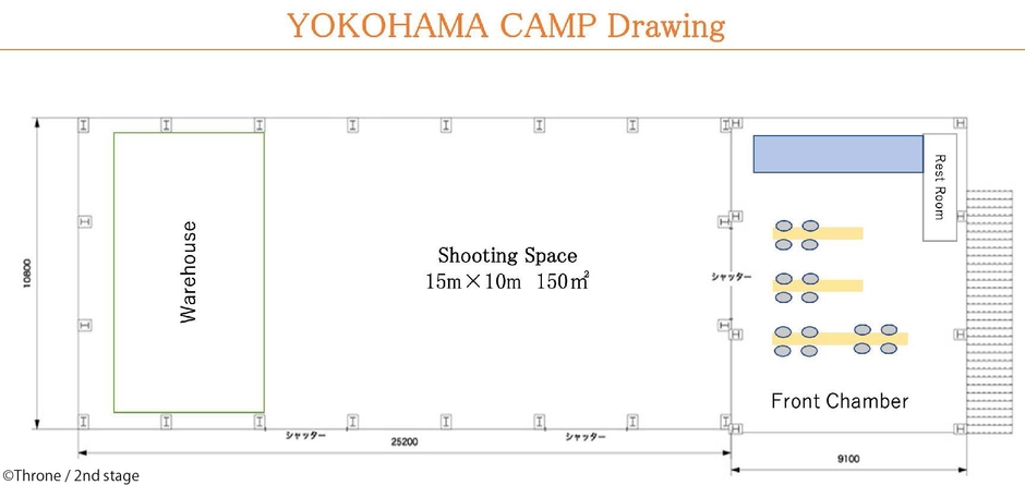 YOKOHAMA CAMP. 構内図