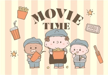 人気クリエイターつむぱぱが 松竹マルチプレックスシアターズと初コラボ！ 映画館をテーマとした描き下ろしアートの 「つむぱぱ×SMT」コラボグッズが全国25劇場で発売
