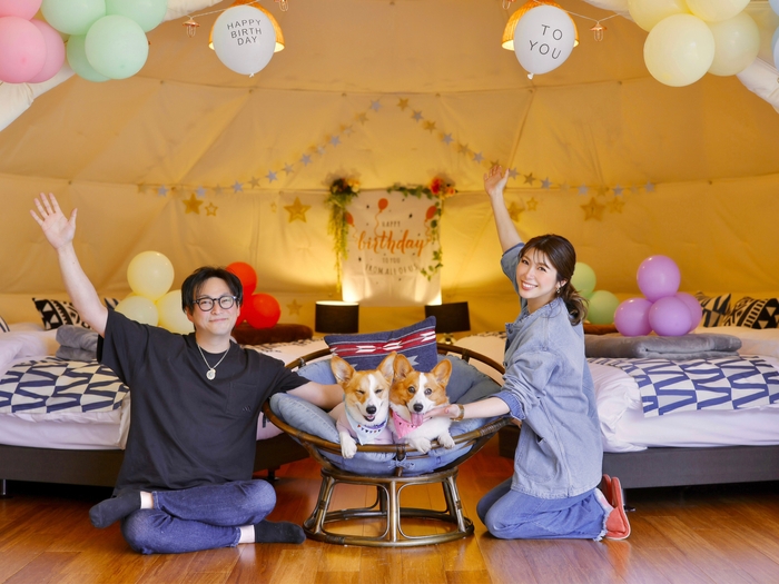 「わんダフル」な特典付きグランピングプラン登場