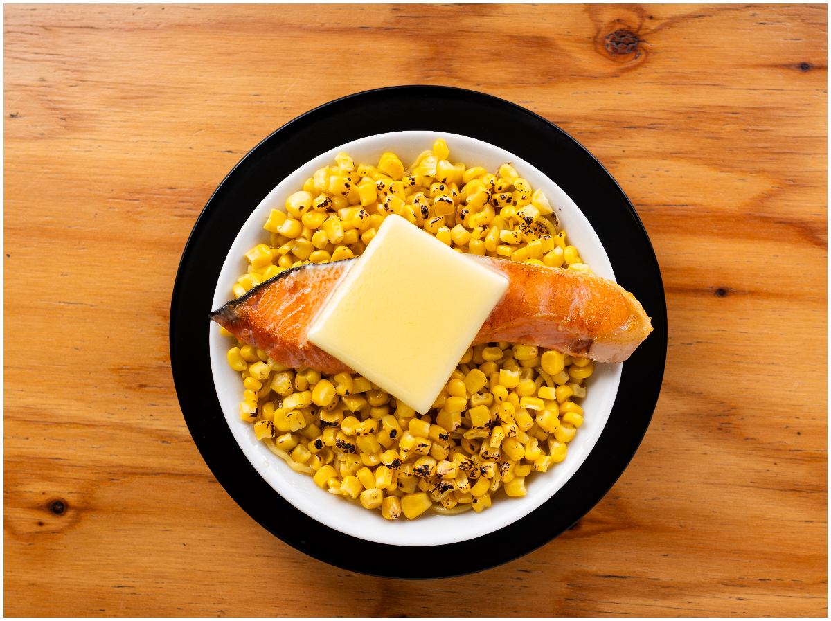 鮭バターコーン味噌ラーメン