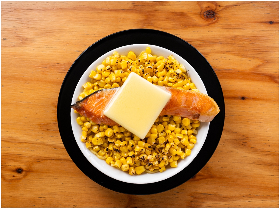 鮭バターコーン味噌ラーメン