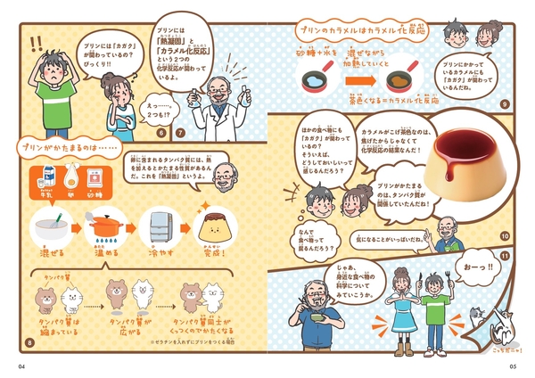 プリンのカラメルはカラメル化反応