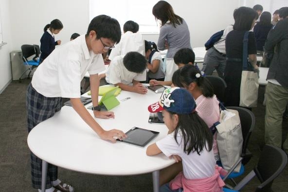 中学校 iPad体験(昨年度)